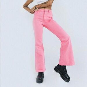 ✨ Princess Polly | Cabarita Lounge Denim Pink Jeans
